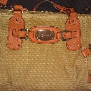 Rare Straw Michael Kors Purse